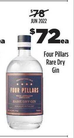 Liquorland Four pillars rare dry gin offer