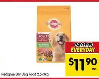 Spar Pedigree dry dog food offer