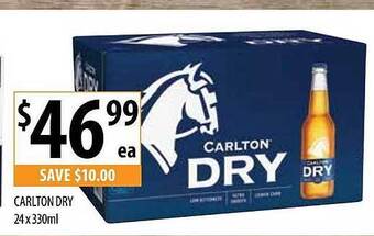 Carlton dry 24x330ml