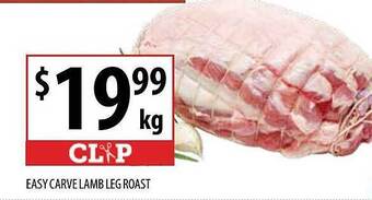 Supabarn Easy carve lamb leg roast offer