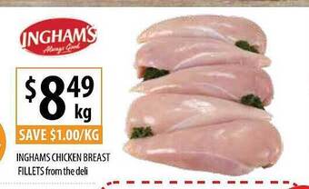 Supabarn Inghams chicken breast fillets offer