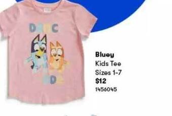 BIG W Bluey kids tee offer
