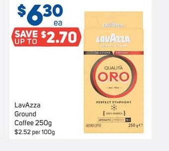 Foodland Lavazza ground coffee 250g offer