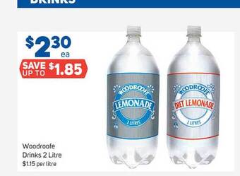 Foodland Woodroofe drinks 2 litre offer