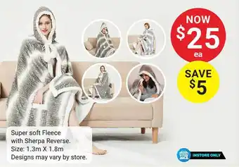 Super soft fleece with sherpa reserve