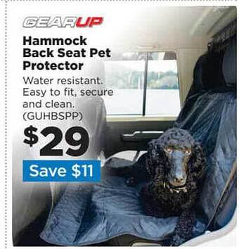 Repco Hammock back seat pet protector offer