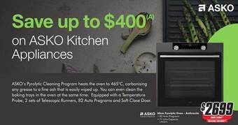 The Good Guys Asko 60 cm pyrolytic oven anthracite offer