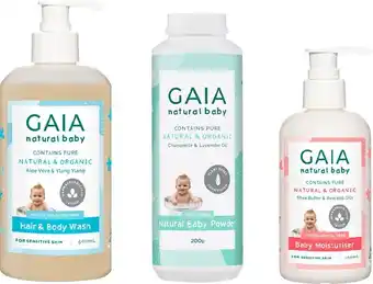 BIG W 30% off Selected Gaia Baby Toletries Range offer