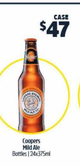 BWS Coopers mild ale offer
