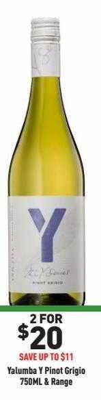 Yalumba y pinot grigio & range