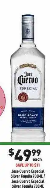 Liquor Legends Jose cuerv especial silver tequila jose cuervo especial silver tequila offer