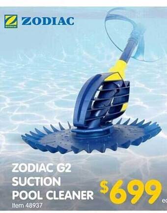 Clark Rubber Zodiac g2 suction pool cleaner offer