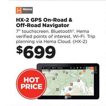 Repco Hx-2 gps on-road & off-road navigator offer