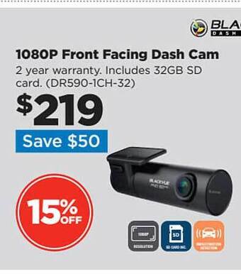 Repco 1080p front facing dash cam offer