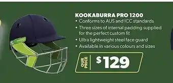 Sportspower Kookaburra pro 1200 offer