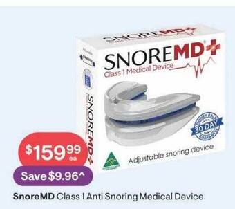 Discount Drug Stores Snoremd class 1 anti snoring medical device offer