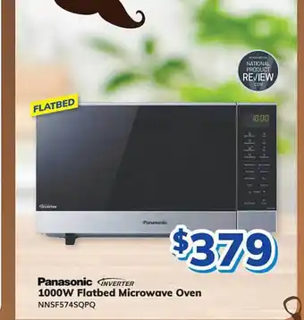 Bi-Rite Panasonic 1000w flatbed microwave oven nnsf574sqpq offer