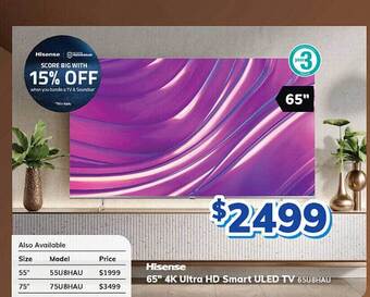 Bi-Rite Hisense 65 offer