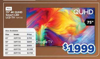 Bi-Rite Tcl 75 offer