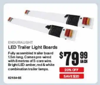 SuperCheap Auto Enduralight led trailer light boards offer