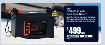 SuperCheap Auto Xtm dc12-120ah agm deep cycle battery offer