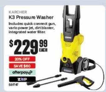 SuperCheap Auto Karcher k3 pressure washer offer