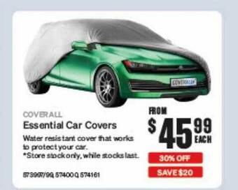 SuperCheap Auto Coverall essential car covers offer