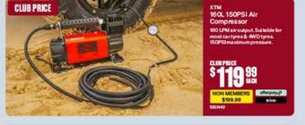 SuperCheap Auto Xtm 160l 150psi air compressor offer