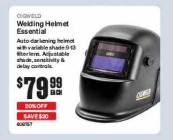 SuperCheap Auto Cigweld welding helmet essential offer