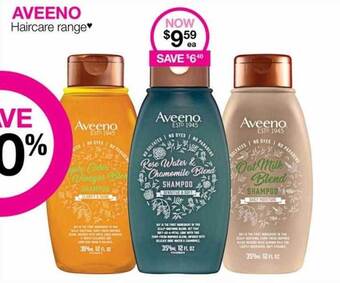 Priceline Aveeno haircare range offer