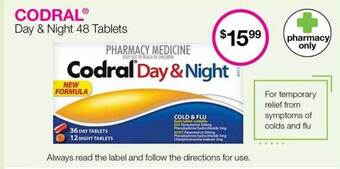 Codral day & night 48 tablets