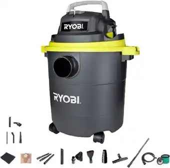 Ryobi 1250w 18l wet/dry vacuum