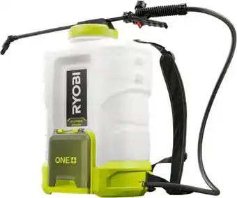 Bunnings Ryobi 18v one+ 15l backpack chemical sprayer offer