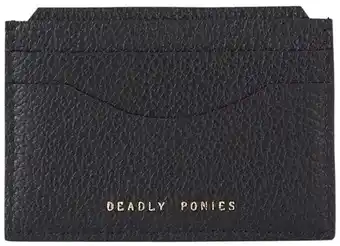 Myer Deadly ponies card file in black offer