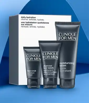 Clinique for men daily hydration set