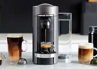 Myer Nespresso by delonghi vertuoplus & milk capsule coffee machine* offer