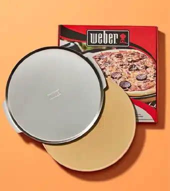 Myer Weber pizza stone large 36.5cm offer