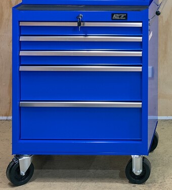 Autobarn Garage tough 27” 5 drawer tool trolley offer