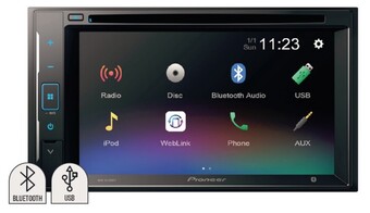 Autobarn Pioneer 6.2” 200w av receiver cd/dvd playback offer