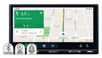 Autobarn Sony 6.95” 220w carplay™ android auto weblink 2.0 av receiver offer