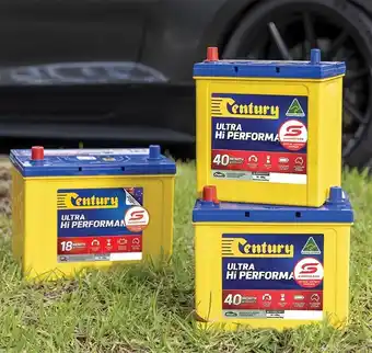 Autobarn 20% off century ultra hi performance batteries offer