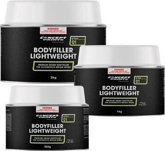 Concept paints lightweight filler