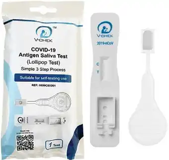 RSEA Safety V-chek covid-19 lollipop saliva test kit offer