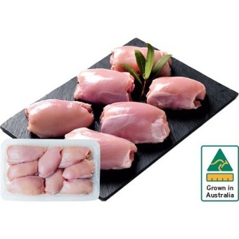 IGA Australian fresh chicken thigh fillets offer