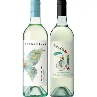 IGA Tatachilla white admiral or ride on new zealand sauv blanc 750ml varieties offer