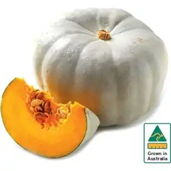 IGA Australian jarrahdale pumpkin offer
