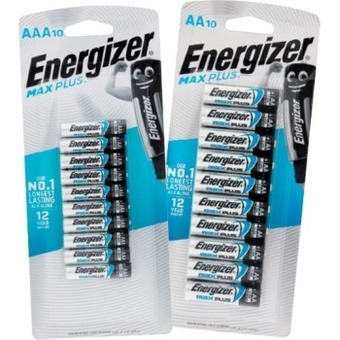 IGA Energizer max plus aa or aaa batteries 10 pack offer