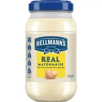 IGA Hellmann's real mayonnaise 400g offer
