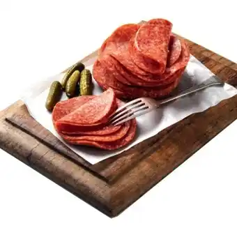 IGA Hot or mild hungarian salami sliced or shaved offer
