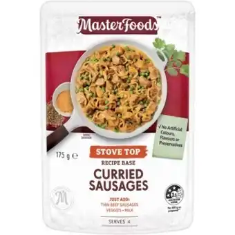 IGA Masterfoods recipe base 170-175g selected varieties offer